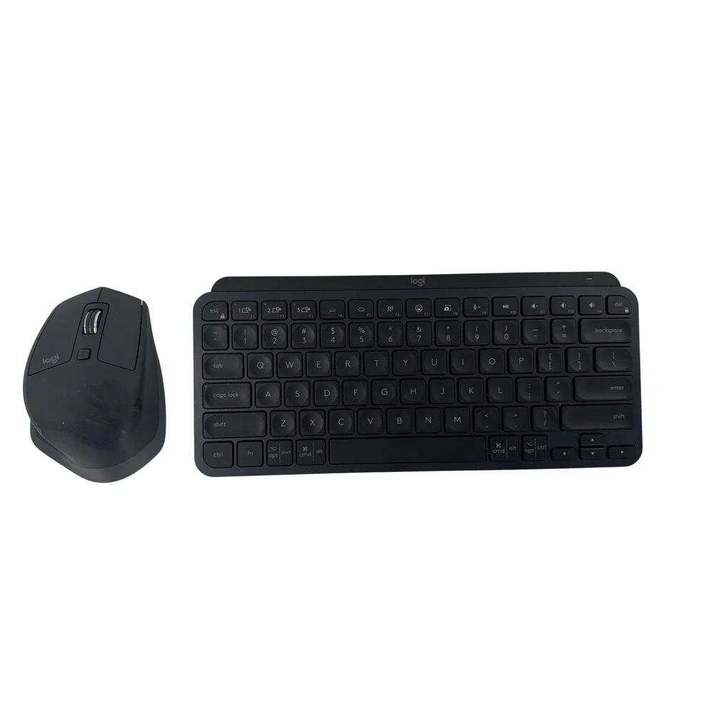 Logitech Keyboard Mouse Black MX Keys‎ Mini MX Master 2S Wireless Set Bluetooth